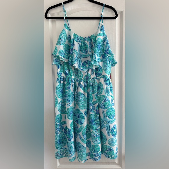 Lilly Pulitzer for Target Blue and White Midi Dress - Picture 5 of 6
